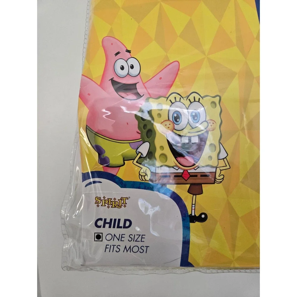 Spirit Halloween Nickelodeon SpongeBob SquarePants Inflatable Costume Child OSFM